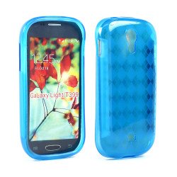 Samsung Galaxy Light T399 TPU Gel Case (Blue)